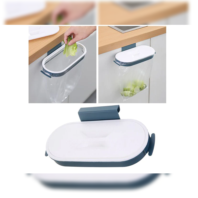 Door Mounted Trash Bag Holder with Cover - Lunaz Shop