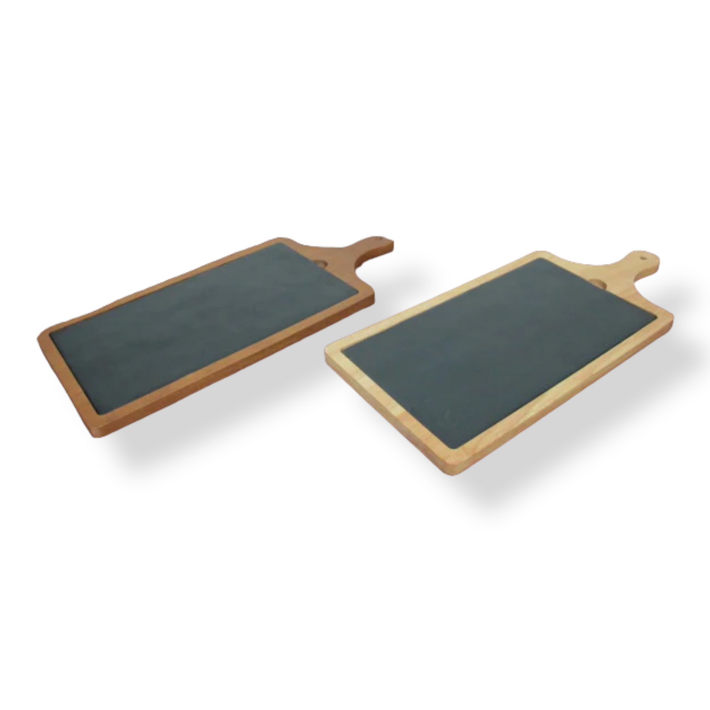 Melamine food serving board with wooden base - Lunaz Shop