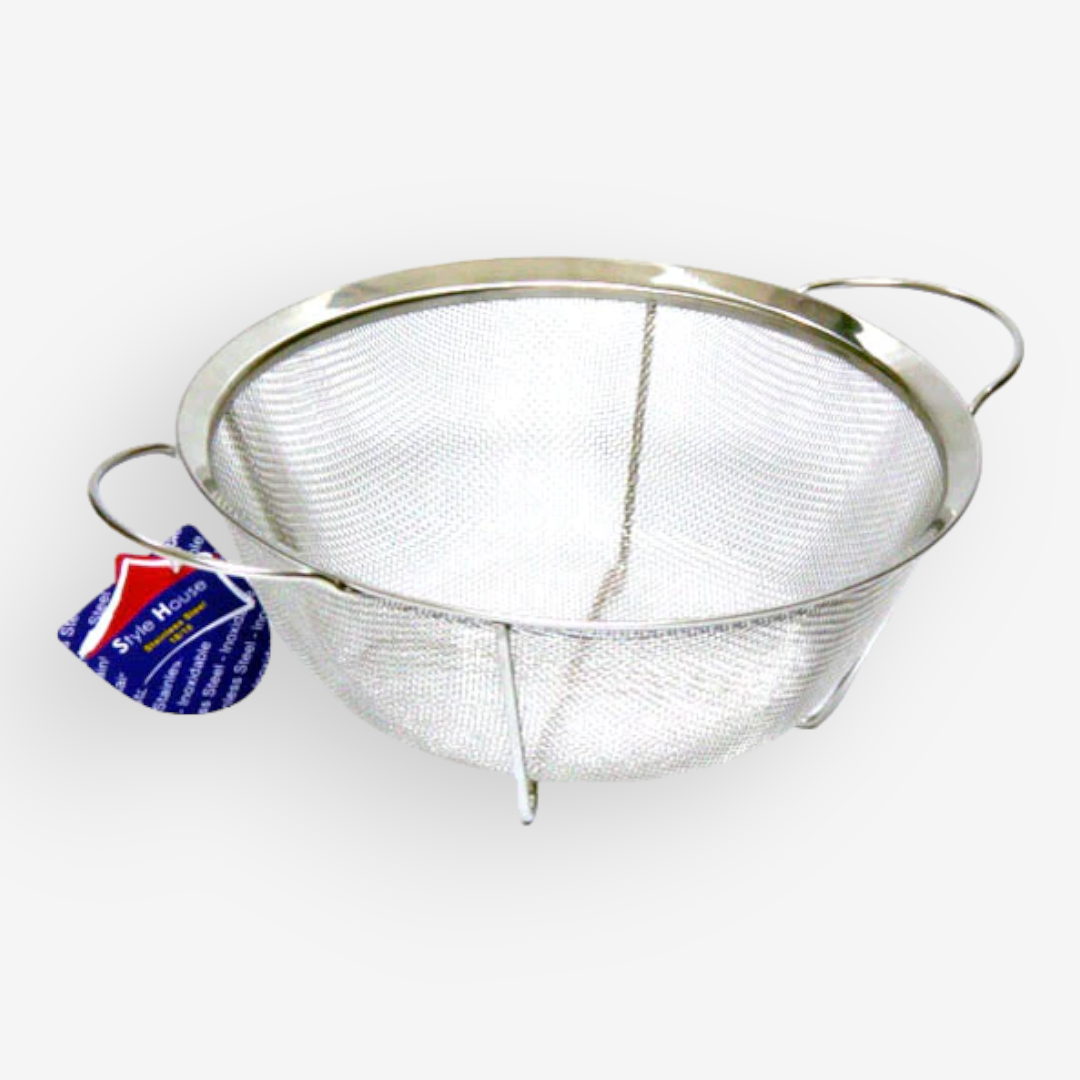 Stainless Steel Fine Mesh Colander 22.5 cm - Lunaz Shop