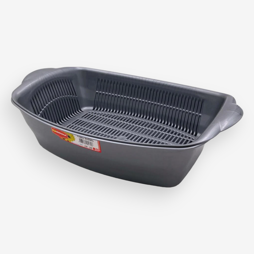 Plastic Rectangular Strainer and Bowl Set - Lunaz Shop
