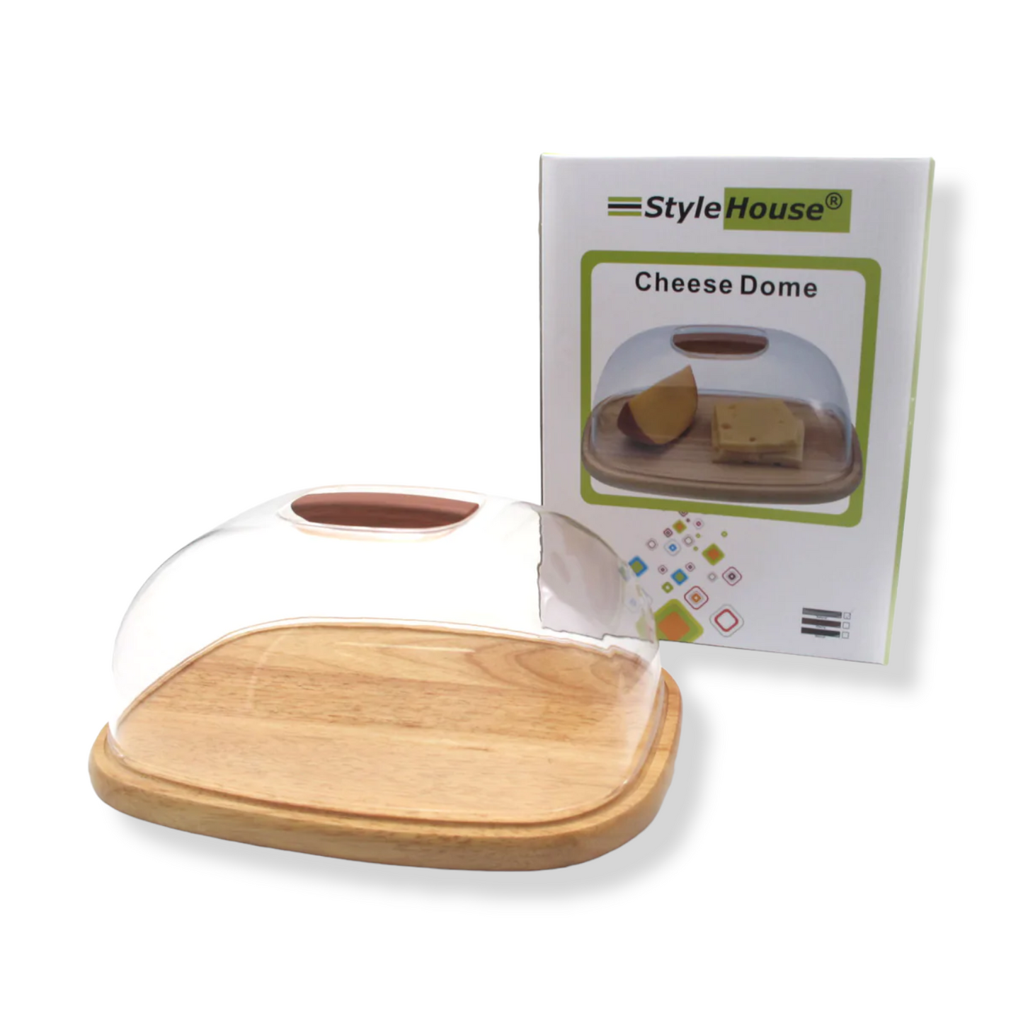 Rectangular Wooden Cheese Dome - Lunaz Shop