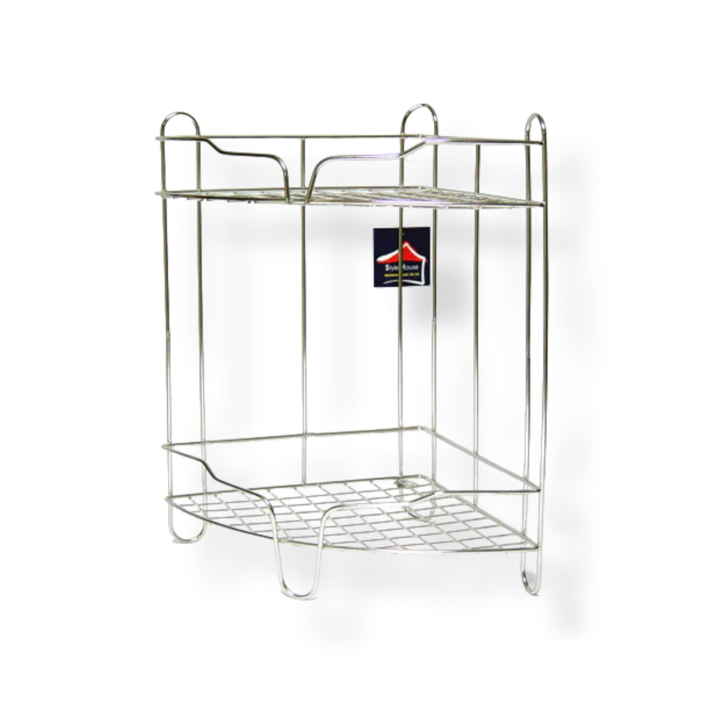 Stainless Steel Shampoo Corner 2 Levels - Lunaz Shop