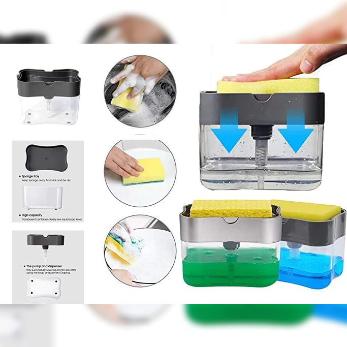 Soap Pump and Sponge Caddy - Lunaz Shop
