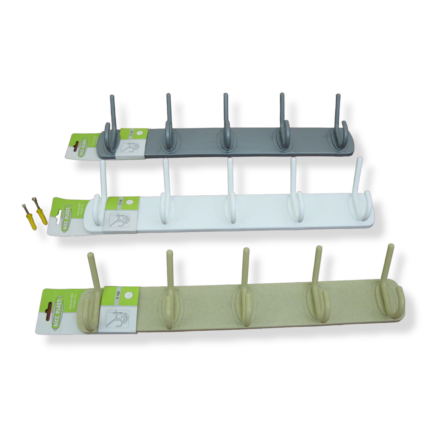 5 hooks plastic clothes hanger - Lunaz Shop