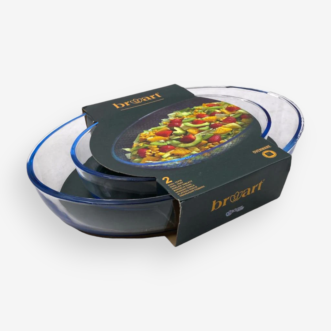 Oval Oven Tray Set of 2 - Lunaz Shop