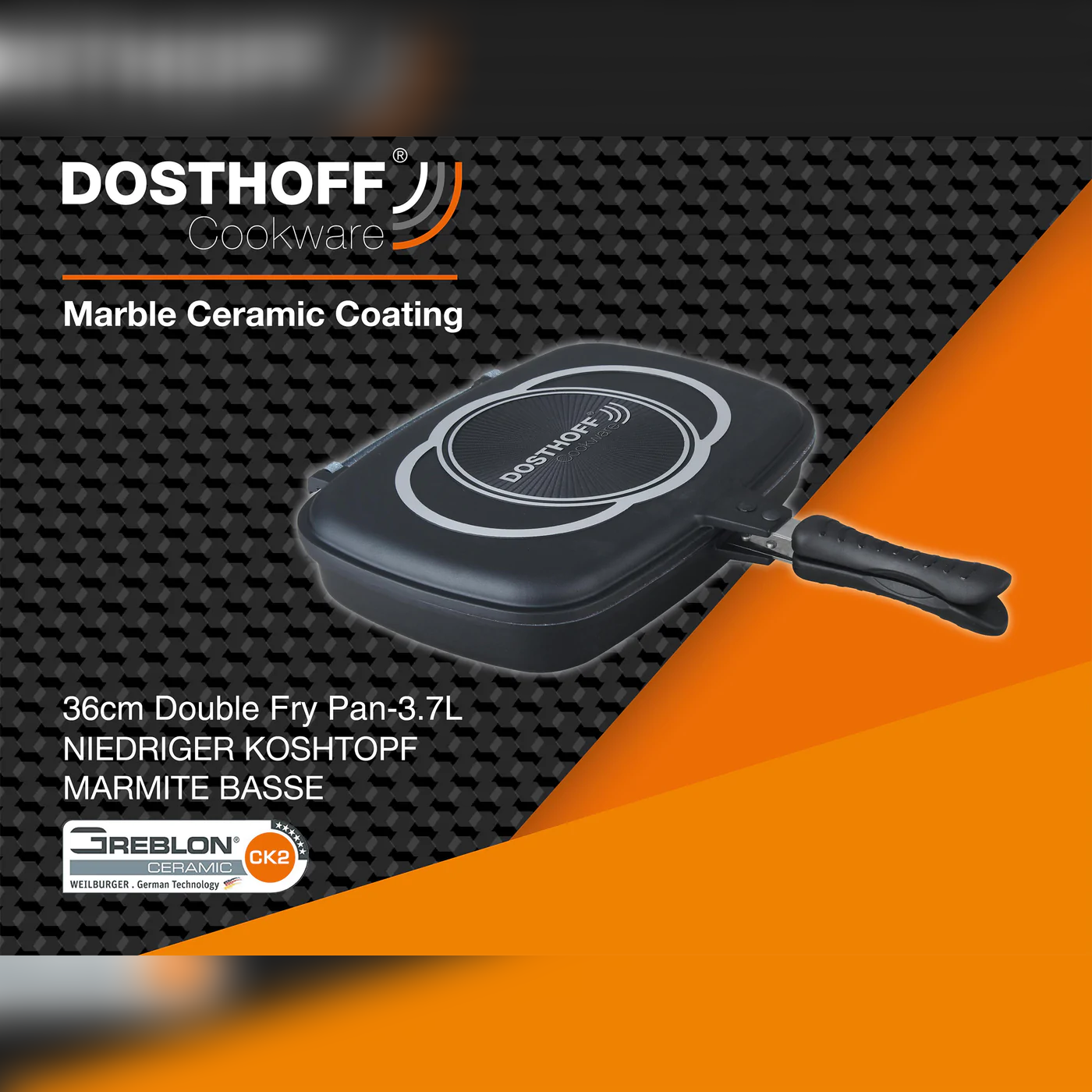DOSTHOFF DOUBLE GRILL 36 CM - Lunaz Shop