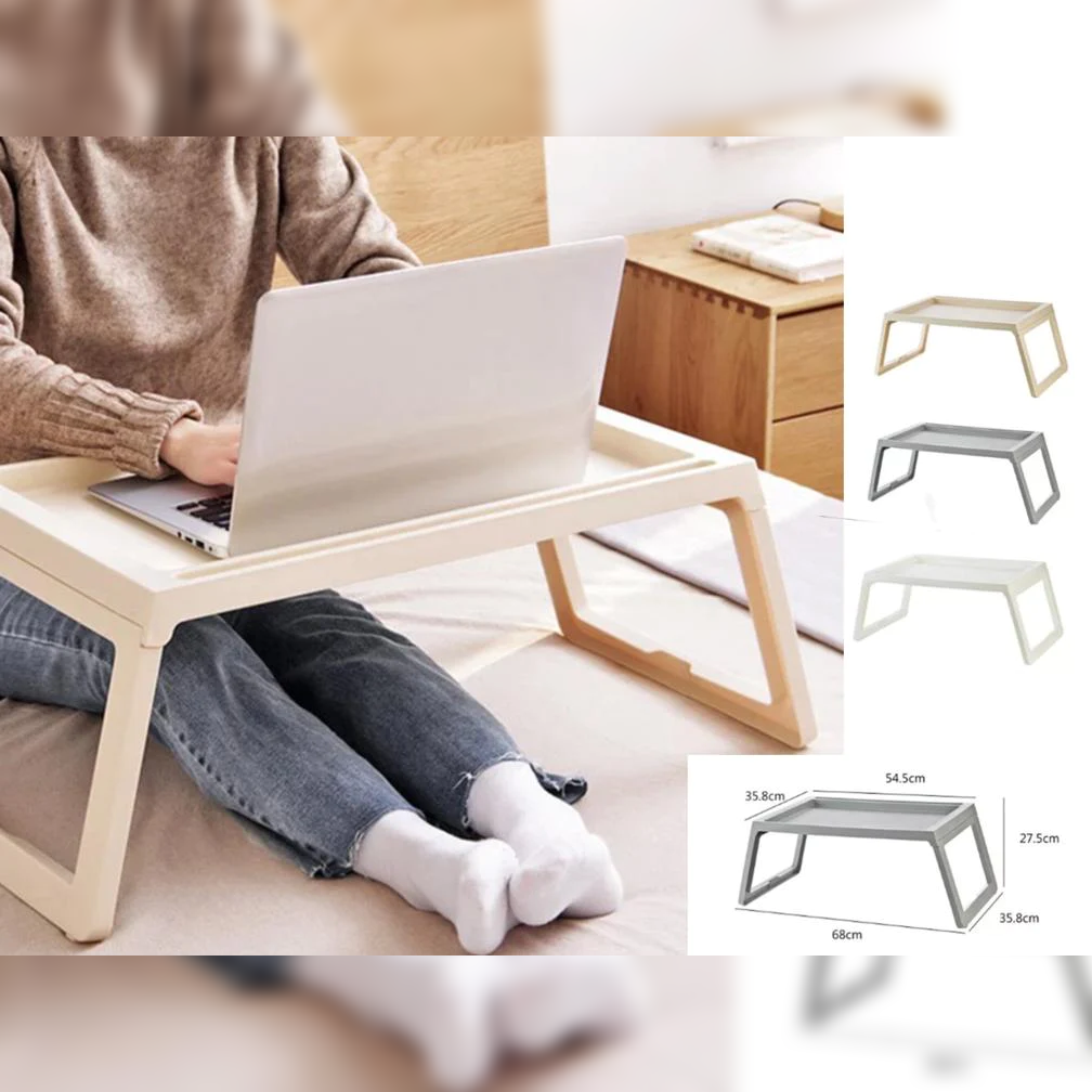 Folding Plastic Tray For Laptop iPad Breakfast in Bed - Lunaz Shop