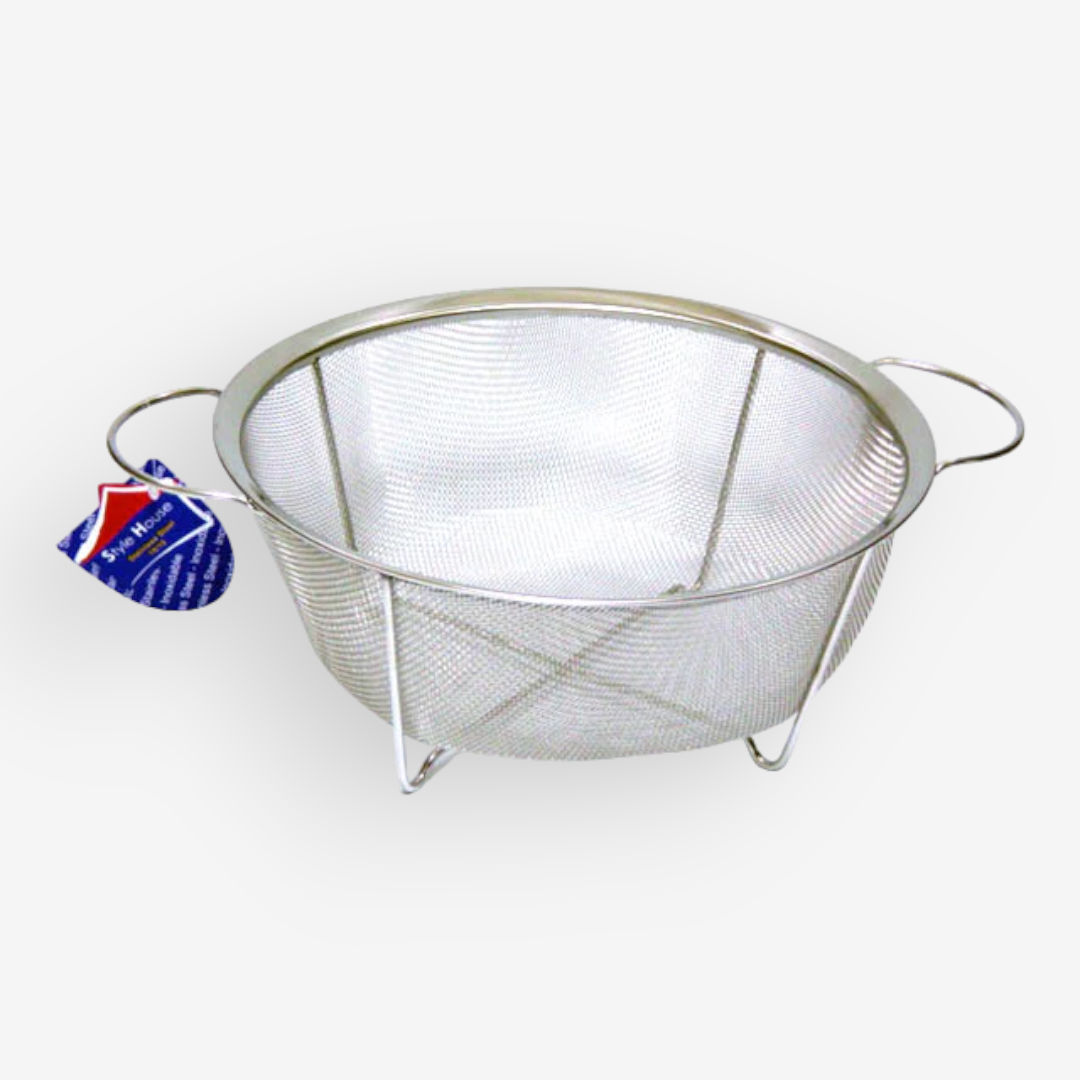 Stainless Steel Fine Mesh Colander 25.5 cm - Lunaz Shop