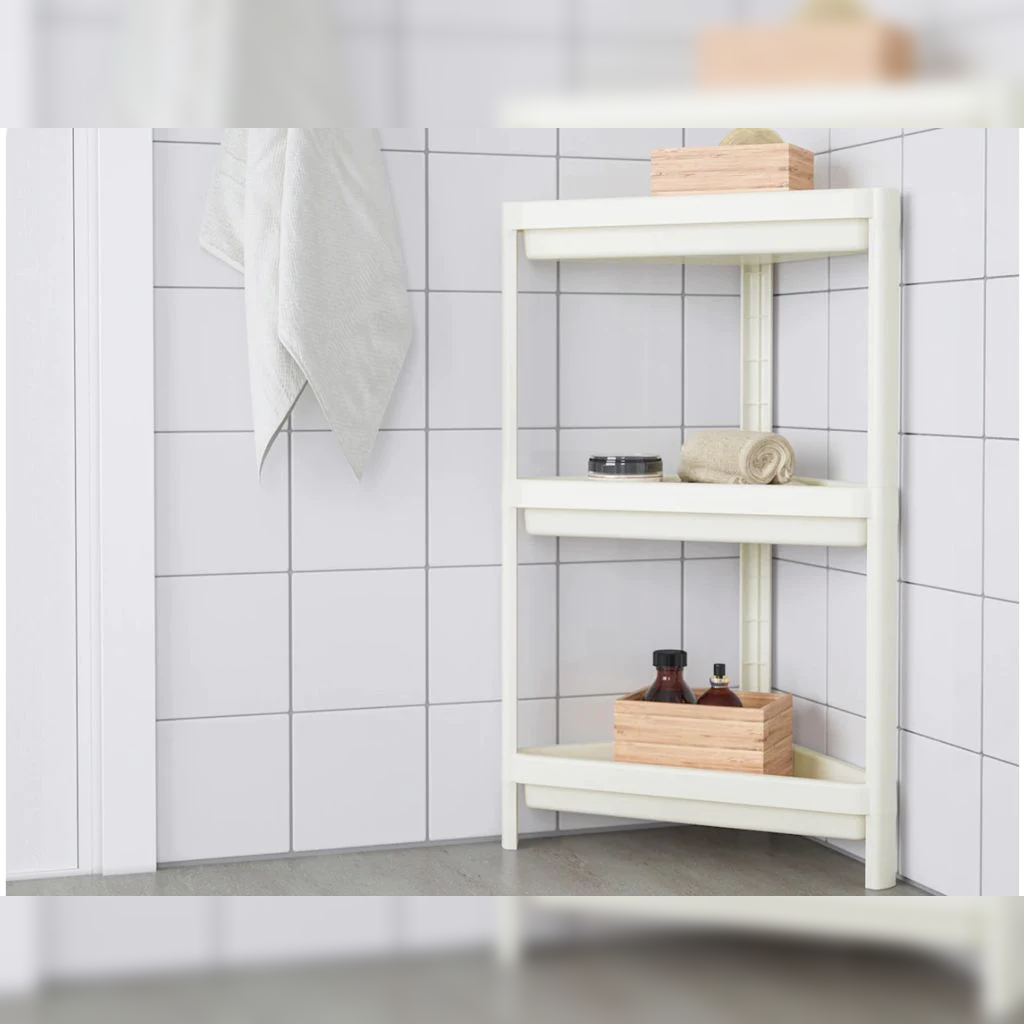 3 Tiers Corner Shelf Unit - Lunaz Shop