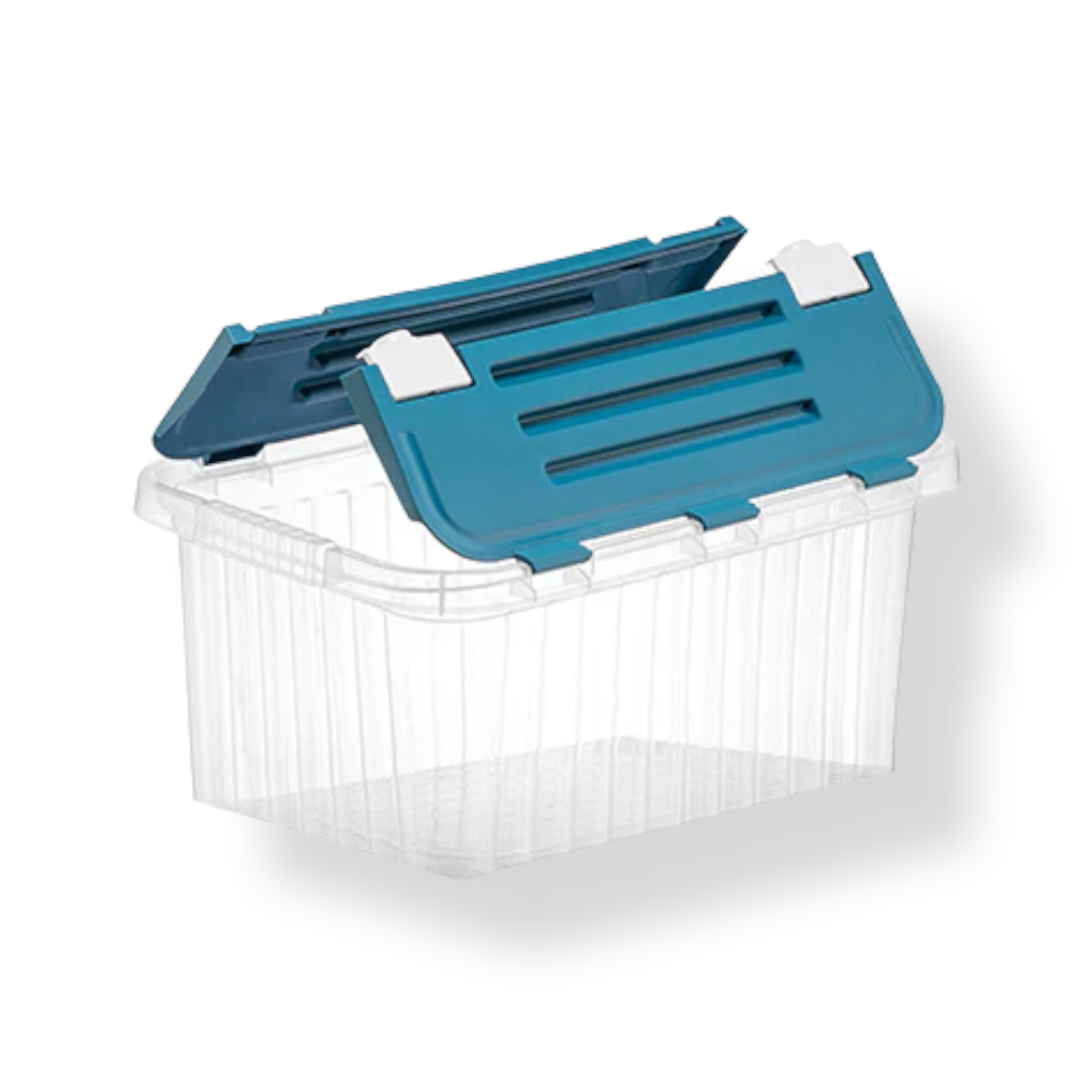 10 lt Split Lid Transparent Box - Lunaz Shop