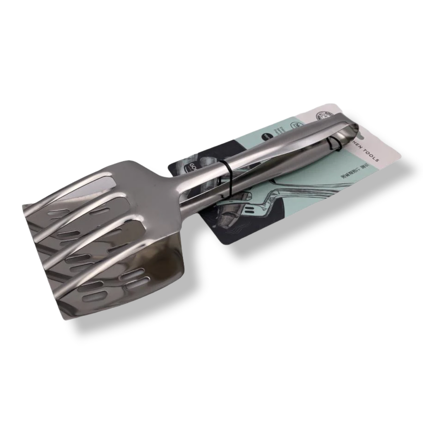 Wide Serving Tong Turner and Fork Stainless Steel - Lunaz Shop