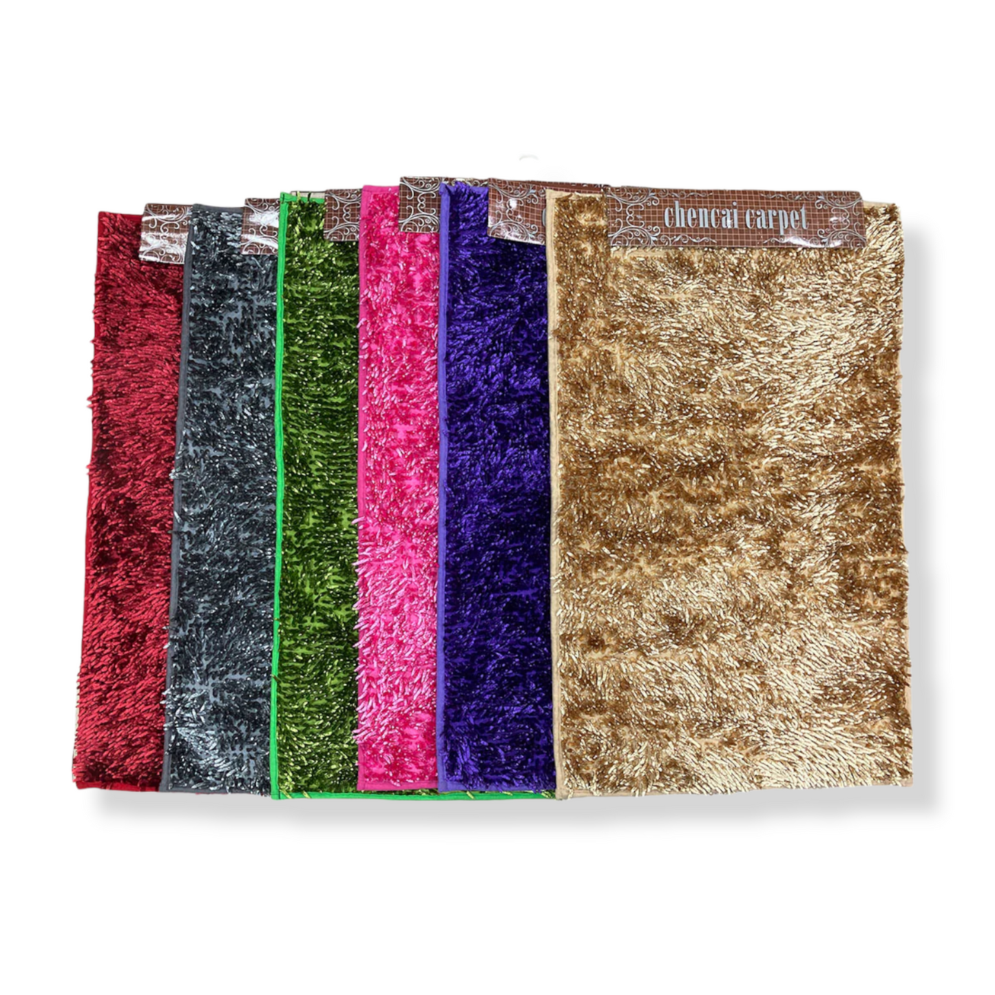 Shiny Shag Bathroom Rug 80*50 cm - Lunaz Shop