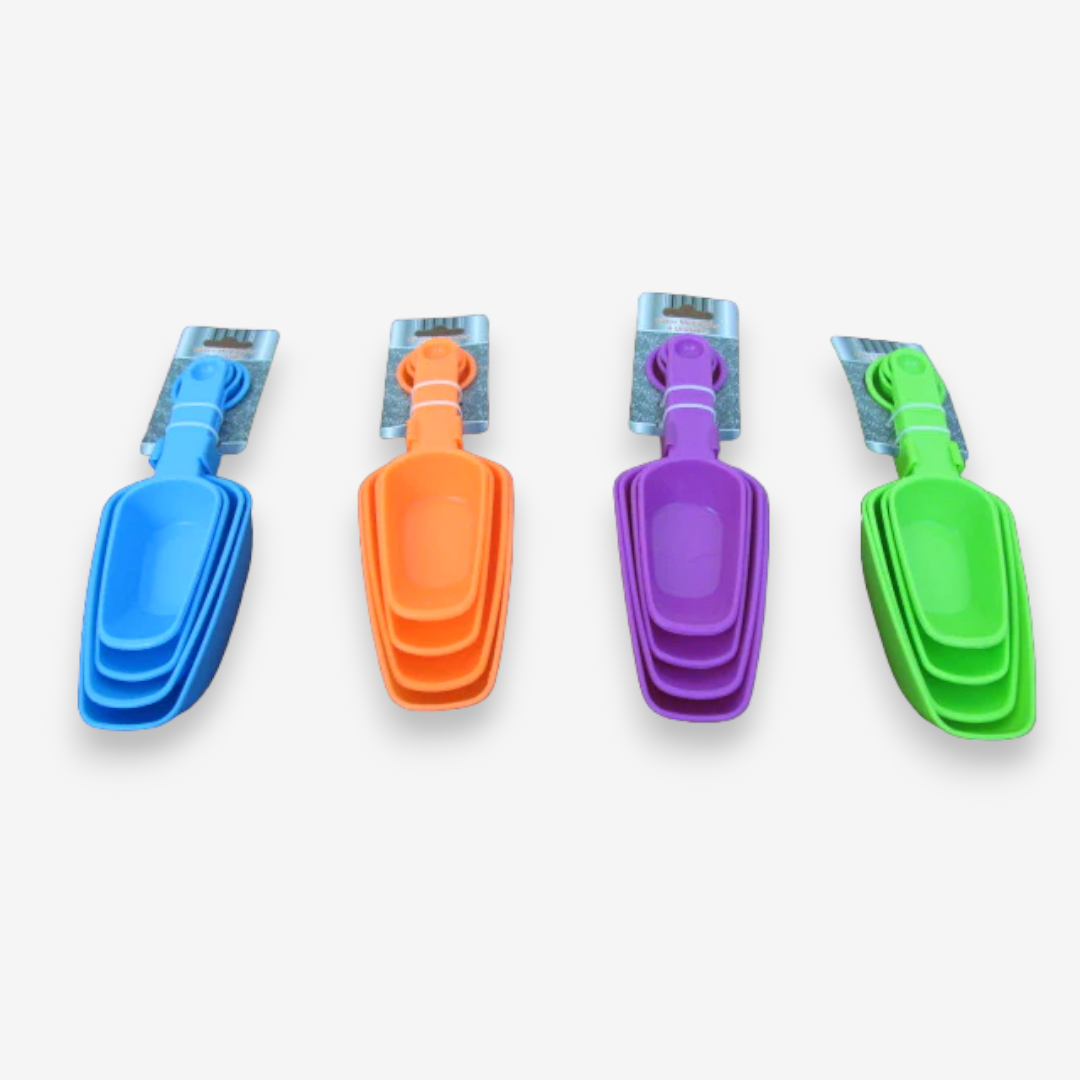 Plastic Measuring Cups and Spoons Set - Lunaz Shop
