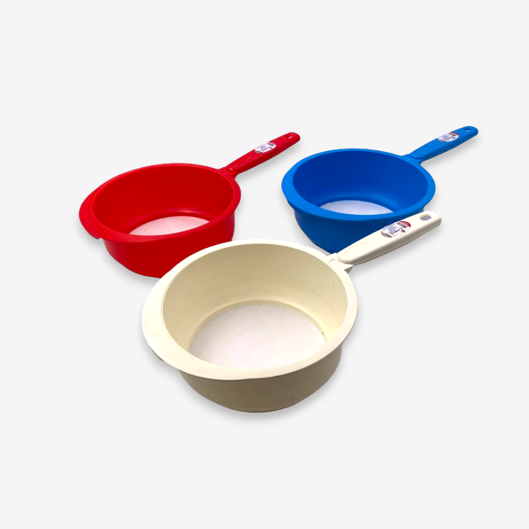 Plastic Strainer 20cm Diameter with Long Handle - Lunaz Shop