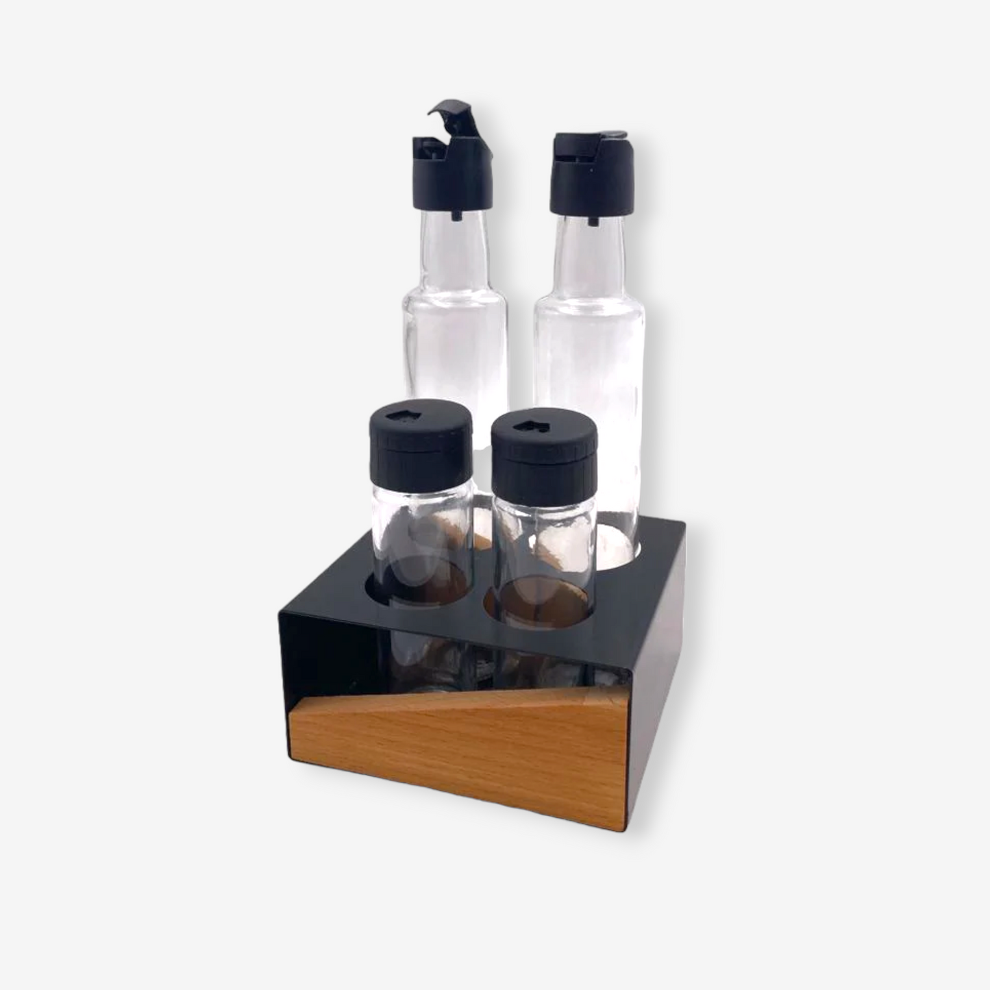 Oil and Vinegar and Salt and Spice Shaker Set - Lunaz Shop