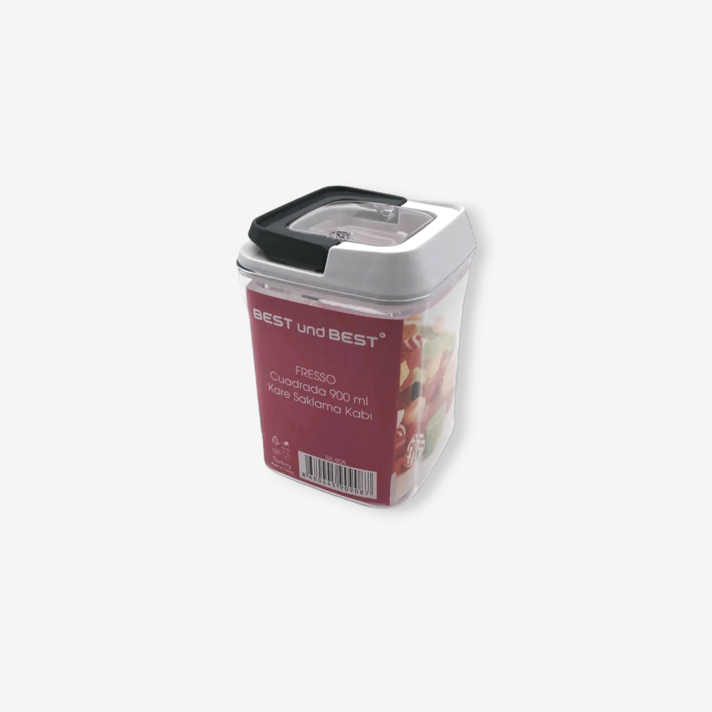 Fresso Flip Tight Square Storage Container 0.9Lt - Lunaz Shop