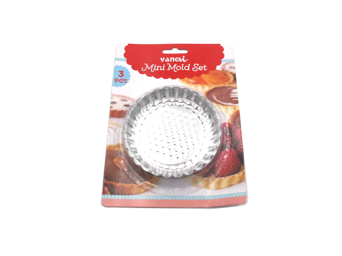 3 Pieces Tart Molds - Lunaz Shop