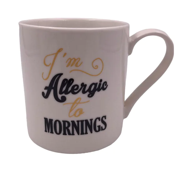 Large Porcelain Mug with cool writings - Lunaz Shop