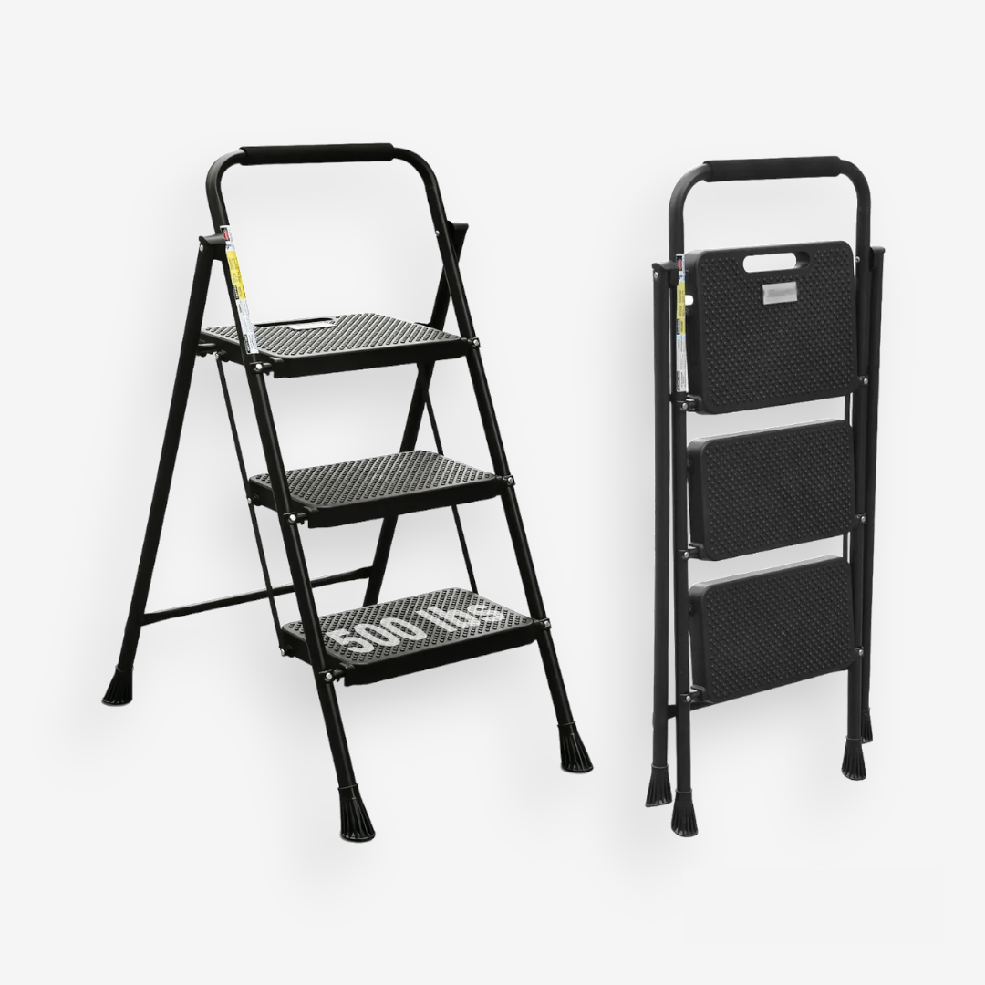 3 Steps Iron Step Ladder Major+ - Lunaz Shop