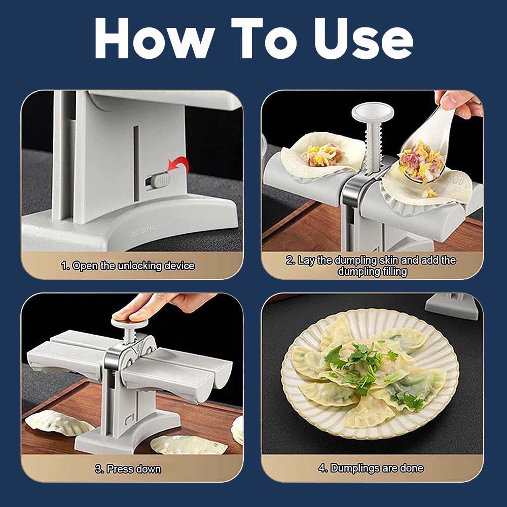Double Head Automatic Dumpling and Sambusik Maker - Lunaz Shop