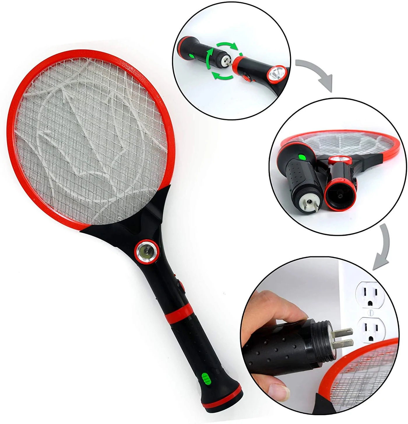 2 in 1 Electric Bug Zapper and Flashlight - Lunaz Shop
