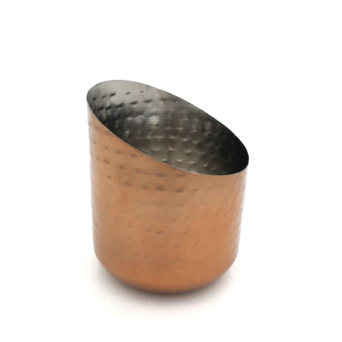 French Fries Bowl Hammer Copper color - Lunaz Shop