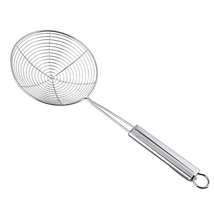 Large Stainless Steel Spider Strainer Skimmer Ladle - Lunaz Shop
