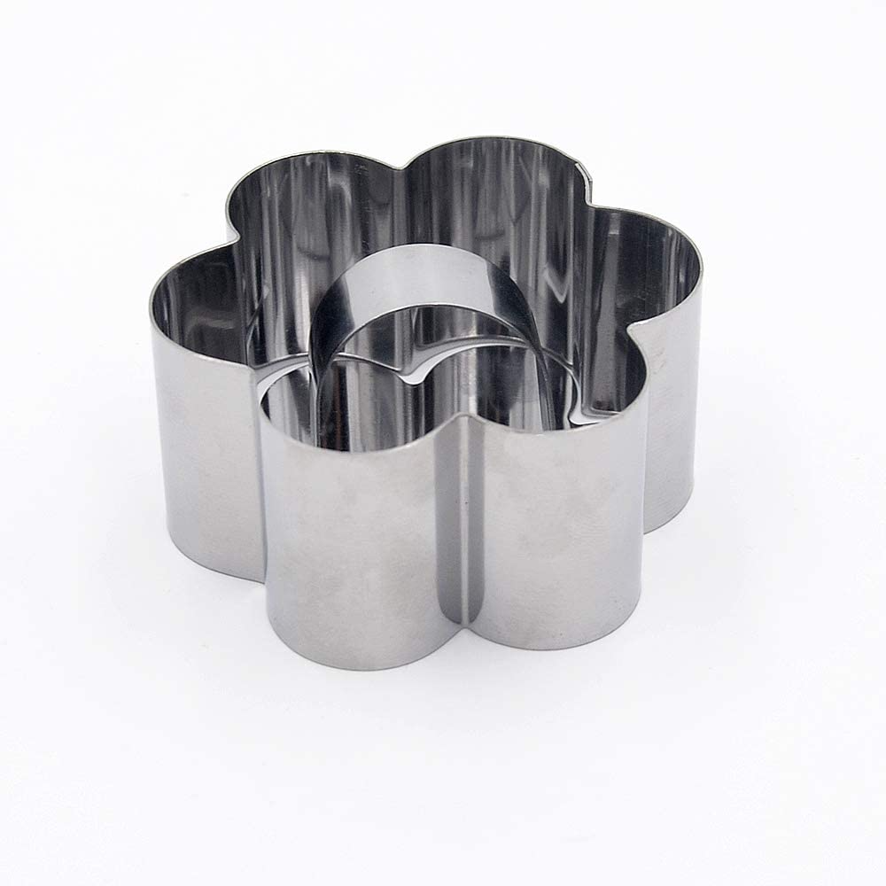 Flower Cake Ring with pusher - Lunaz Shop