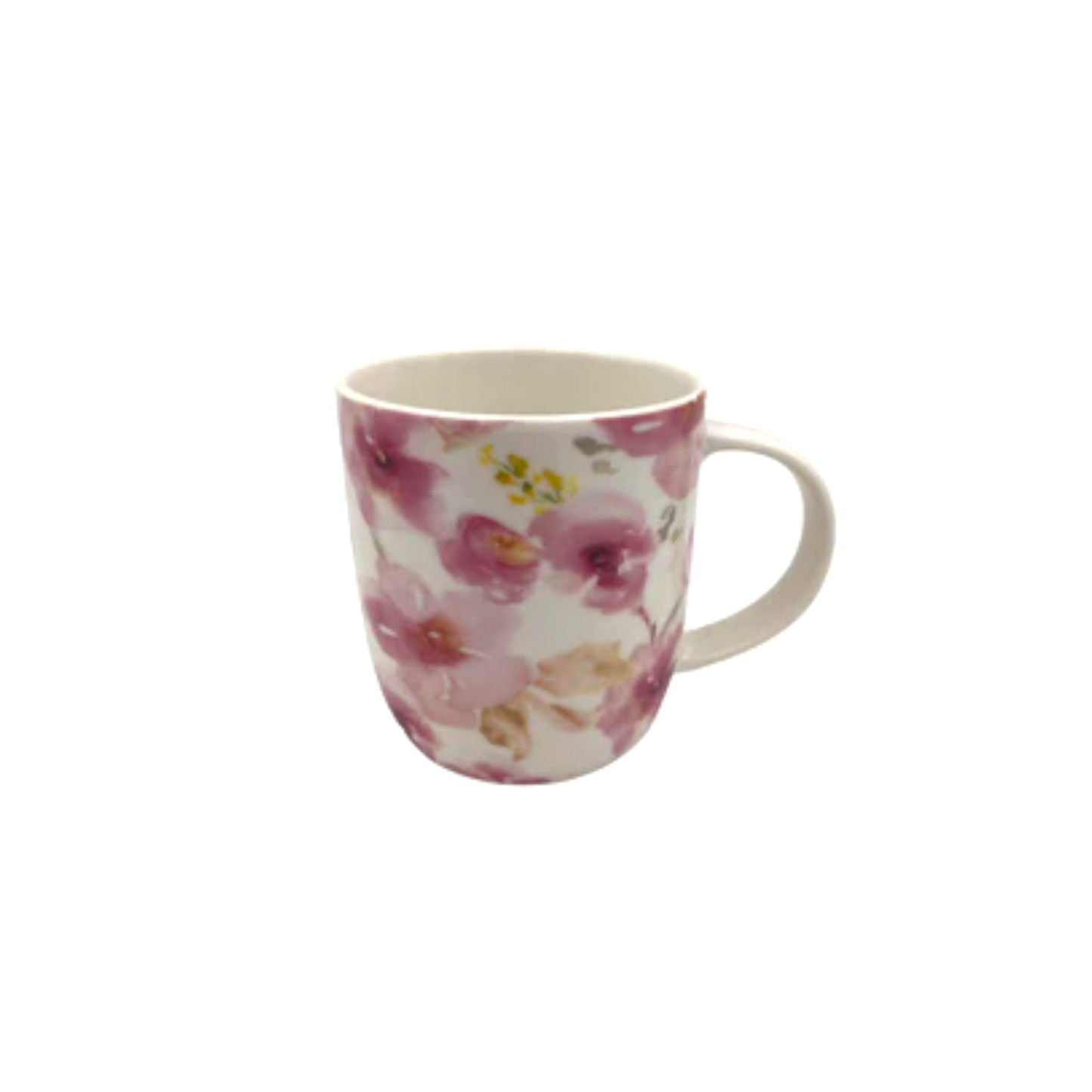 Wide Flowered Porcelain Mug - Lunaz Shop