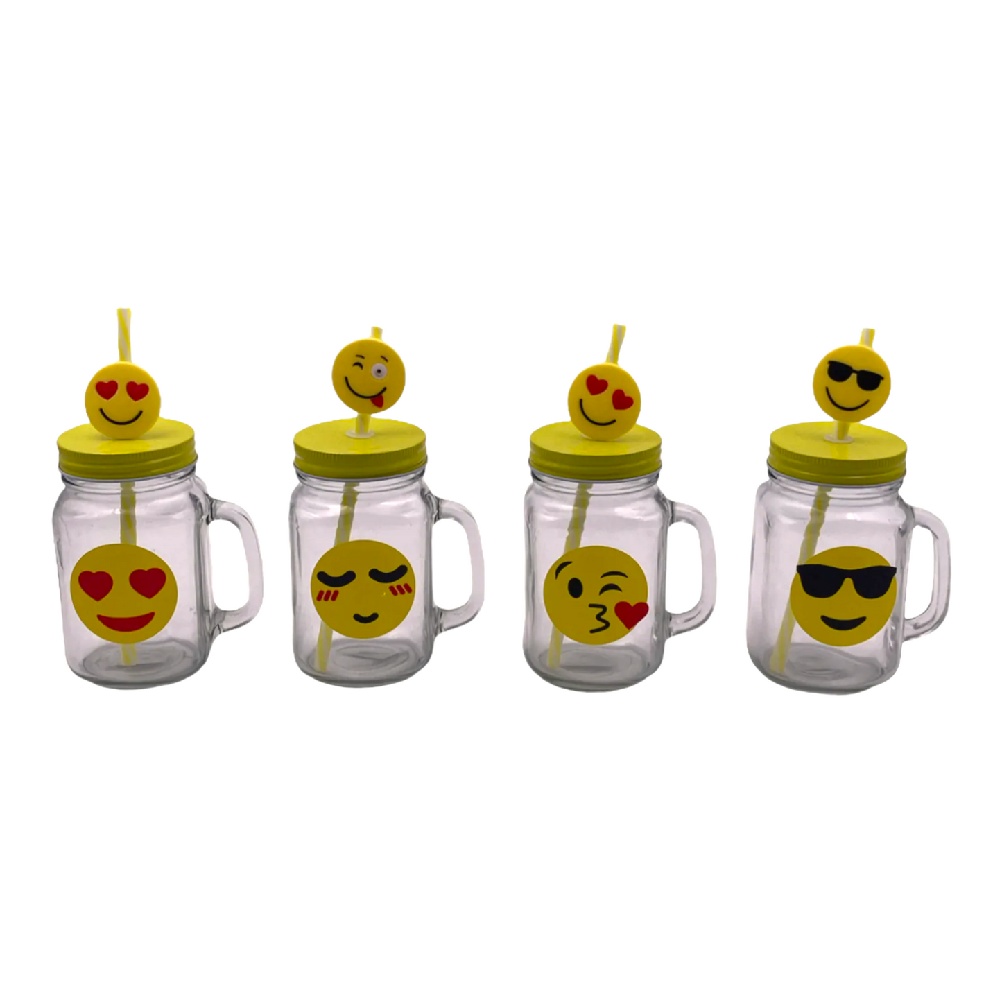 Emoji Mug with Straw - Lunaz Shop