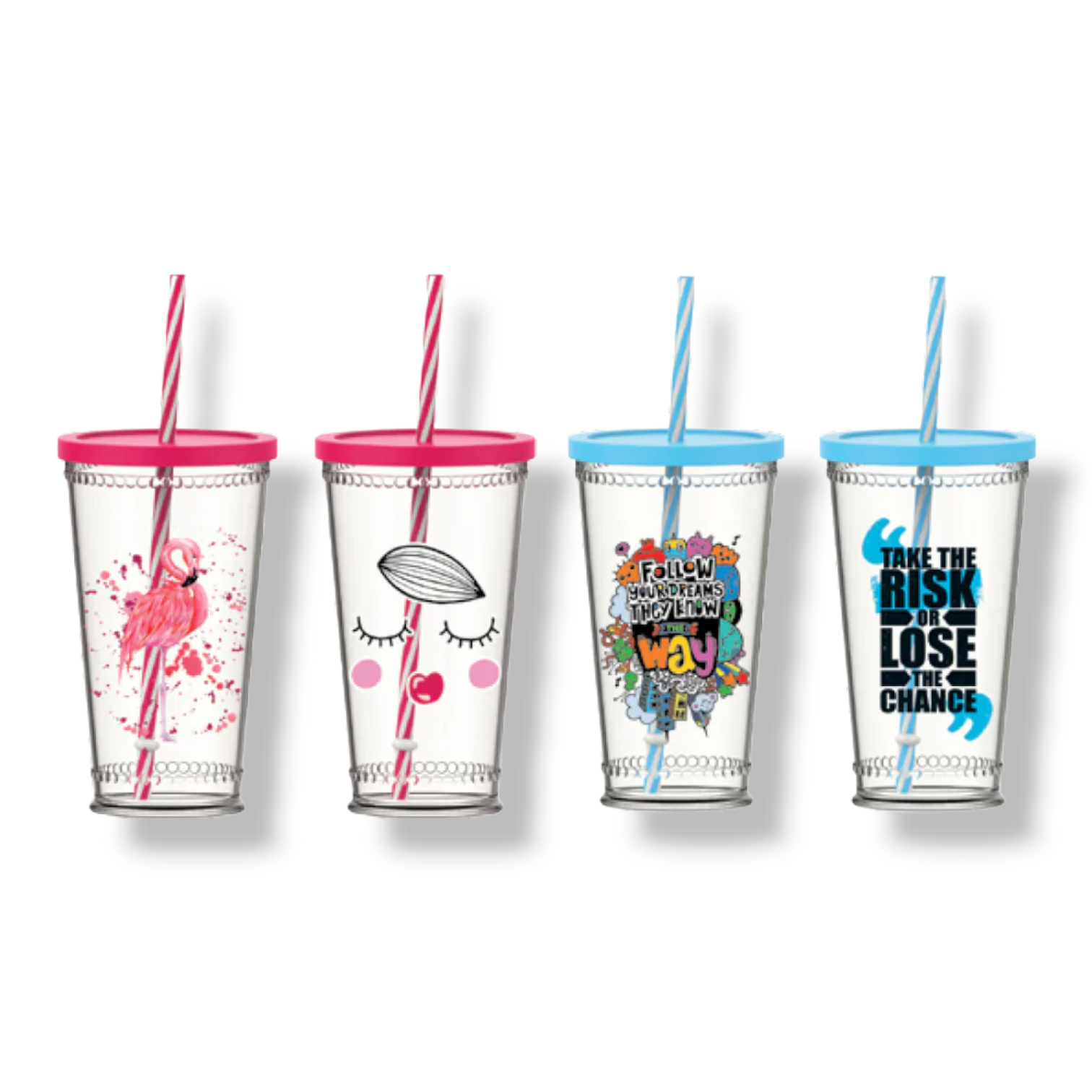 Decorated Glass with Straw - Lunaz Shop