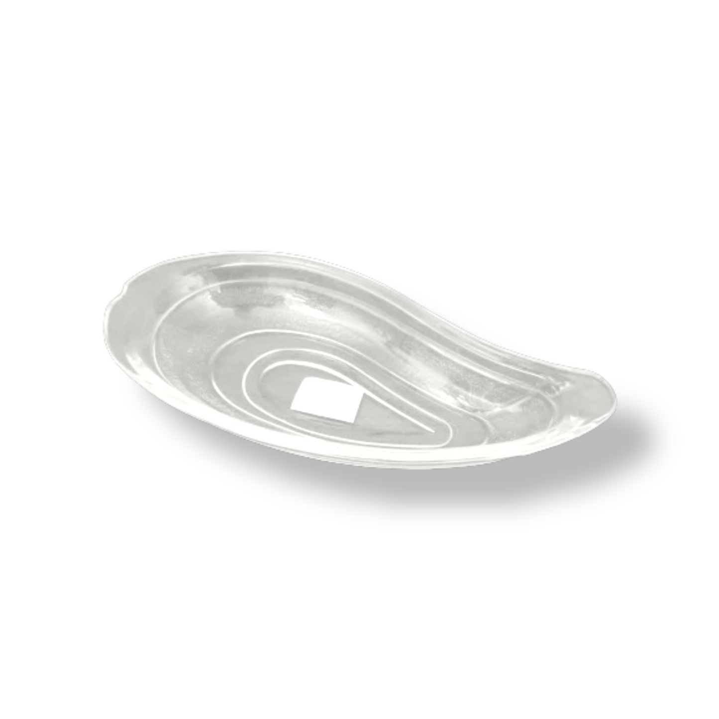 Wave Shape Glass Dessert Plate - Lunaz Shop