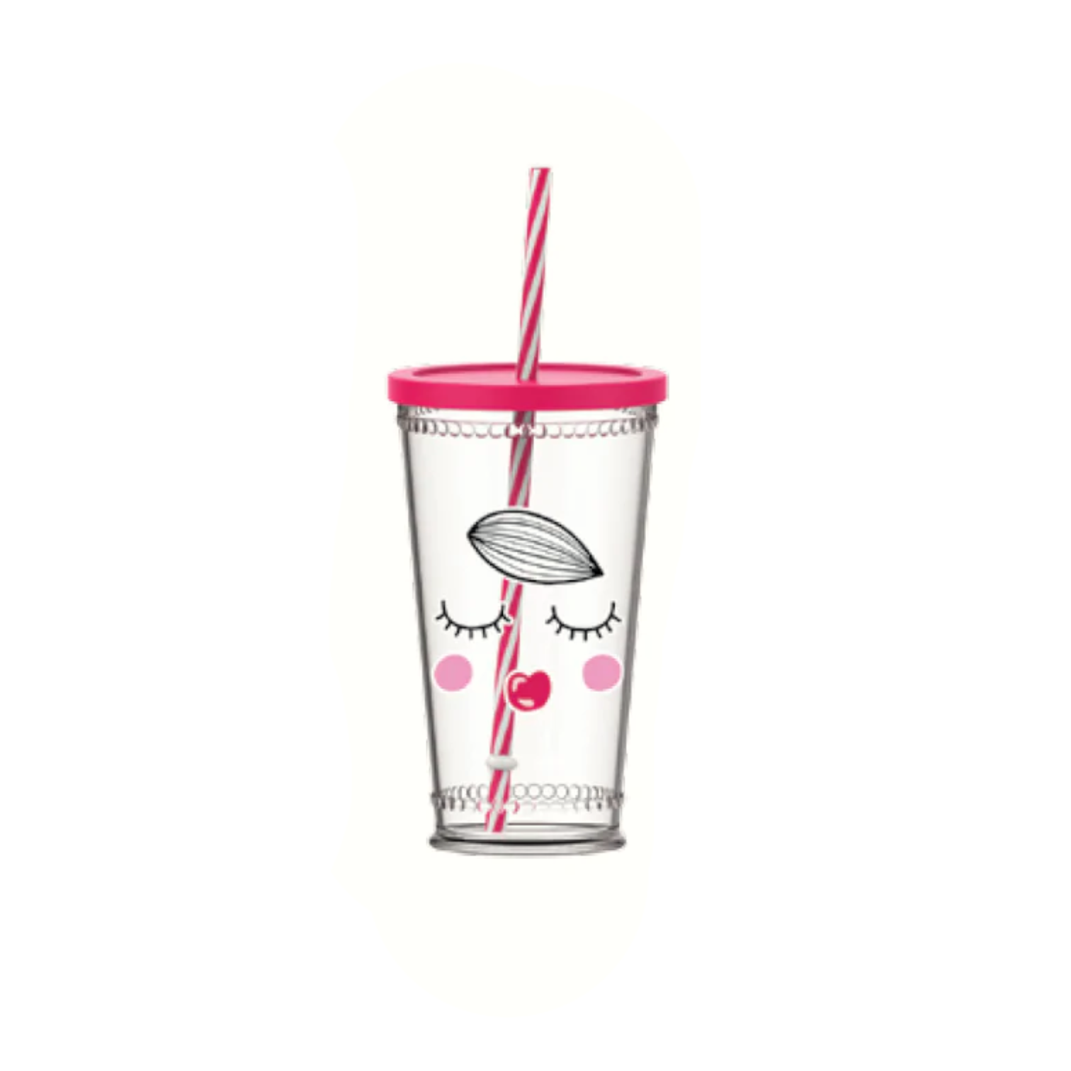 Decorated Glass with Straw - Lunaz Shop