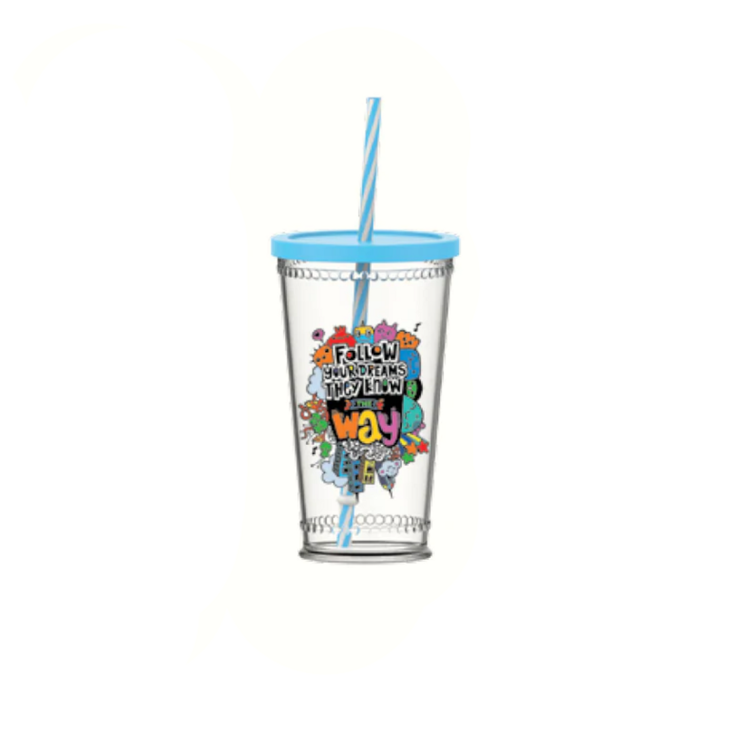 Decorated Glass with Straw - Lunaz Shop