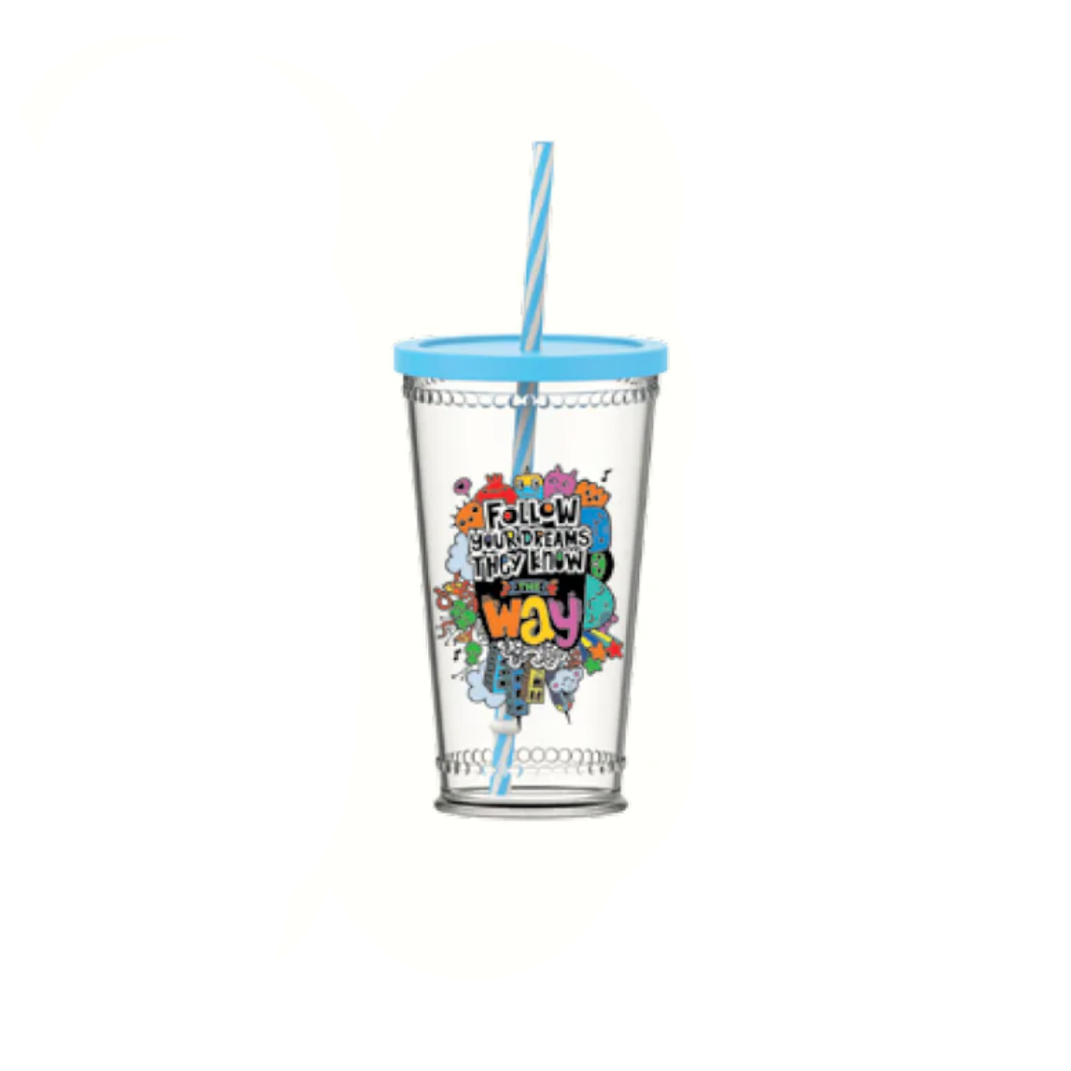 Decorated Glass with Straw - Lunaz Shop