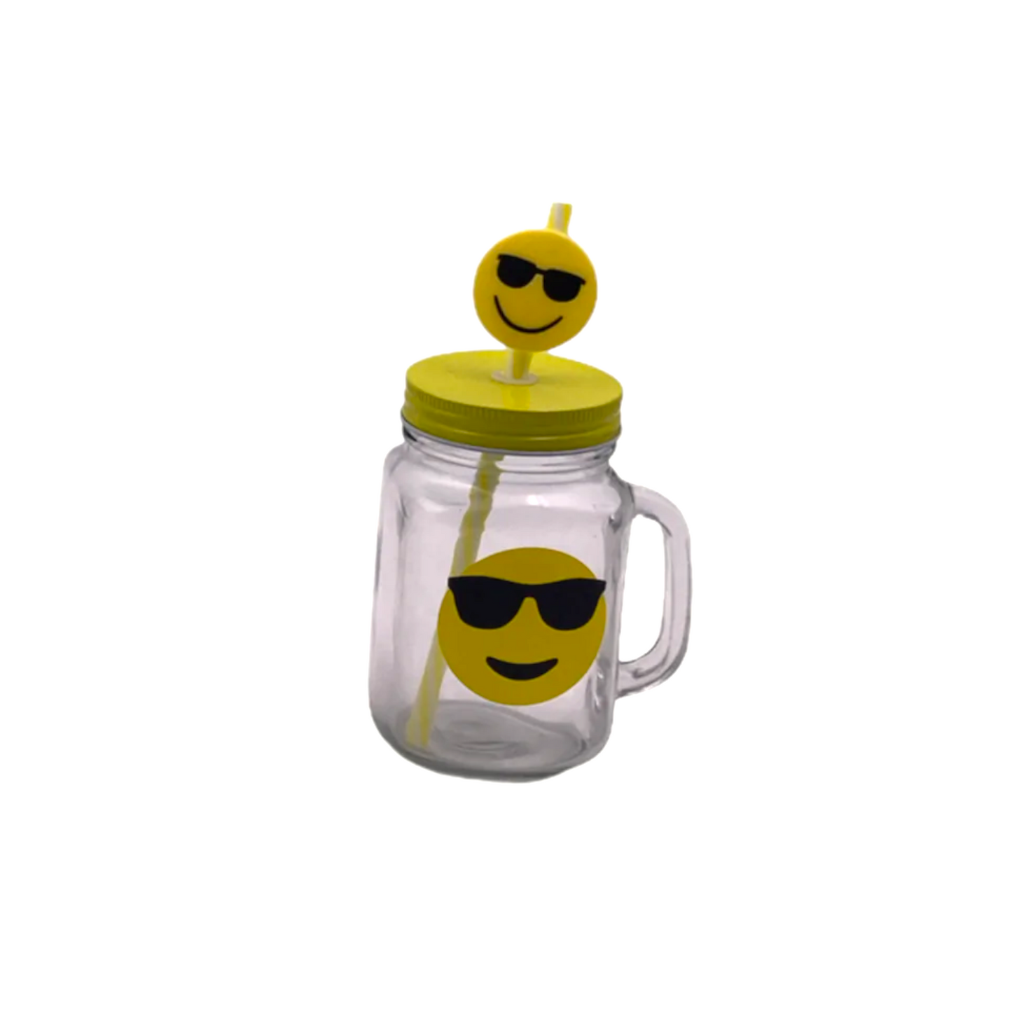 Emoji Mug with Straw - Lunaz Shop