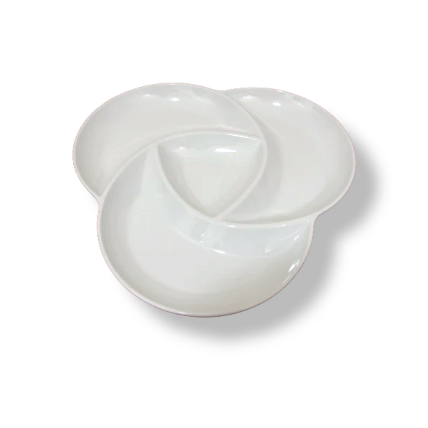 Triangular Shape divided tray 40 cm - Lunaz Shop