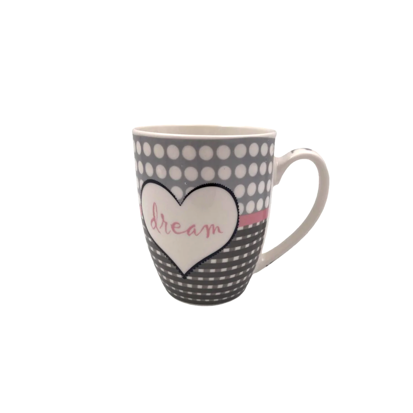 Pink and Gray Porcelain Mug - Lunaz Shop