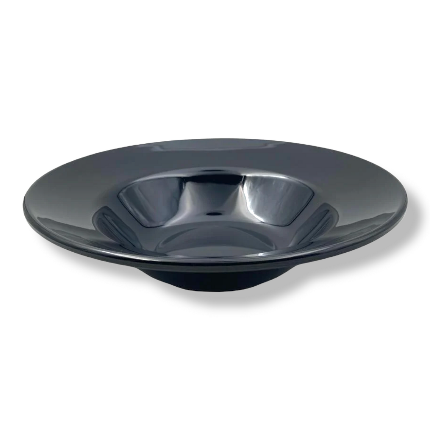 Melamine Black Spaghetti Bowl 24.5 cm - Lunaz Shop