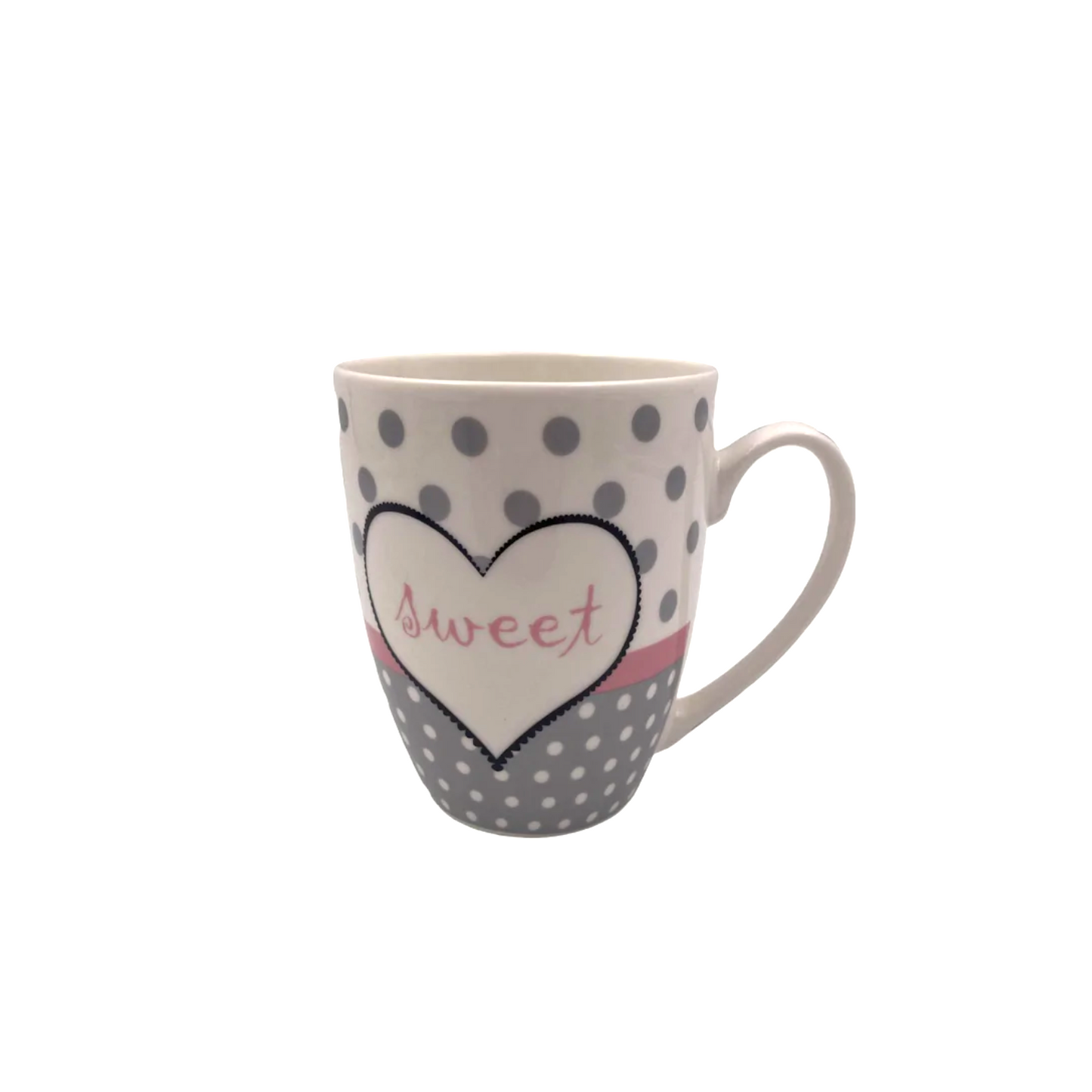 Pink and Gray Porcelain Mug - Lunaz Shop