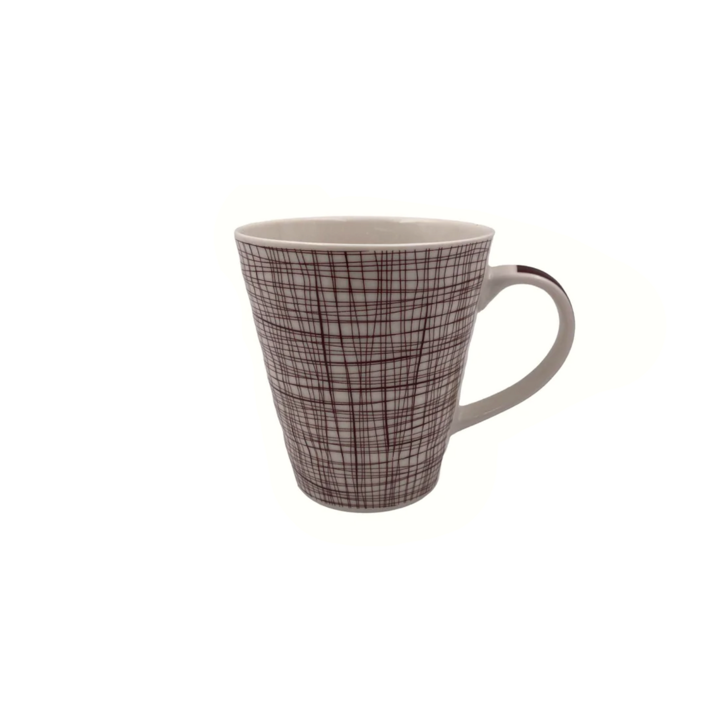 Porcelain Mug Brown Doodles - Lunaz Shop