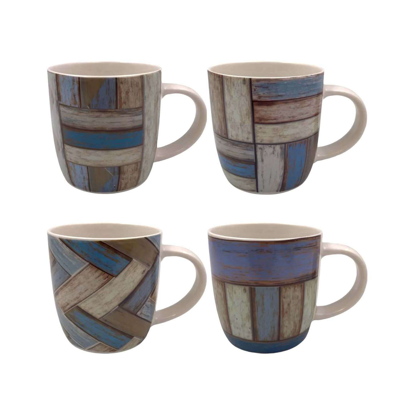 Rustic Wood Porcelain Mug - Lunaz Shop