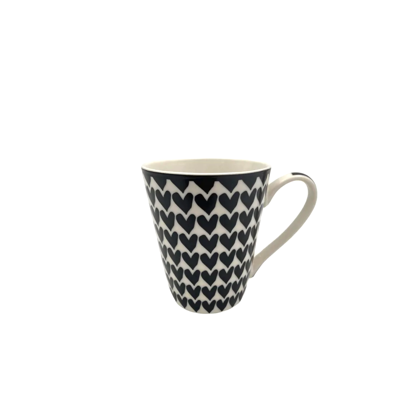 Porcelain Mug Black Patterns - Lunaz Shop