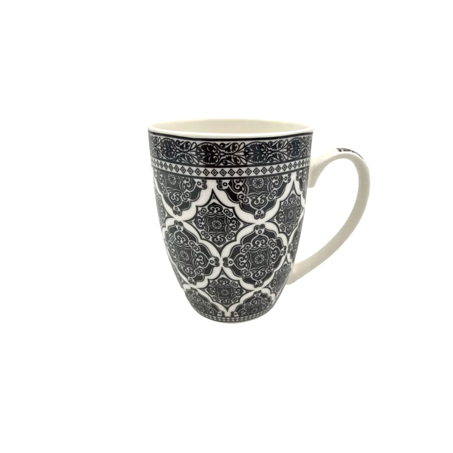 Black Doodles Porcelain Mug - Lunaz Shop