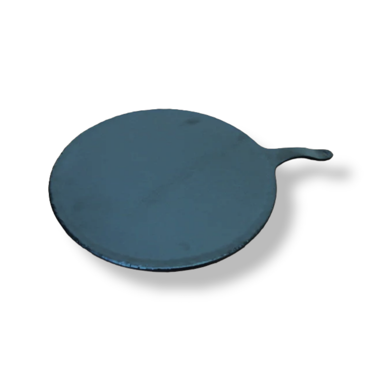 Large Melamine Round Plate with Handle - Lunaz Shop