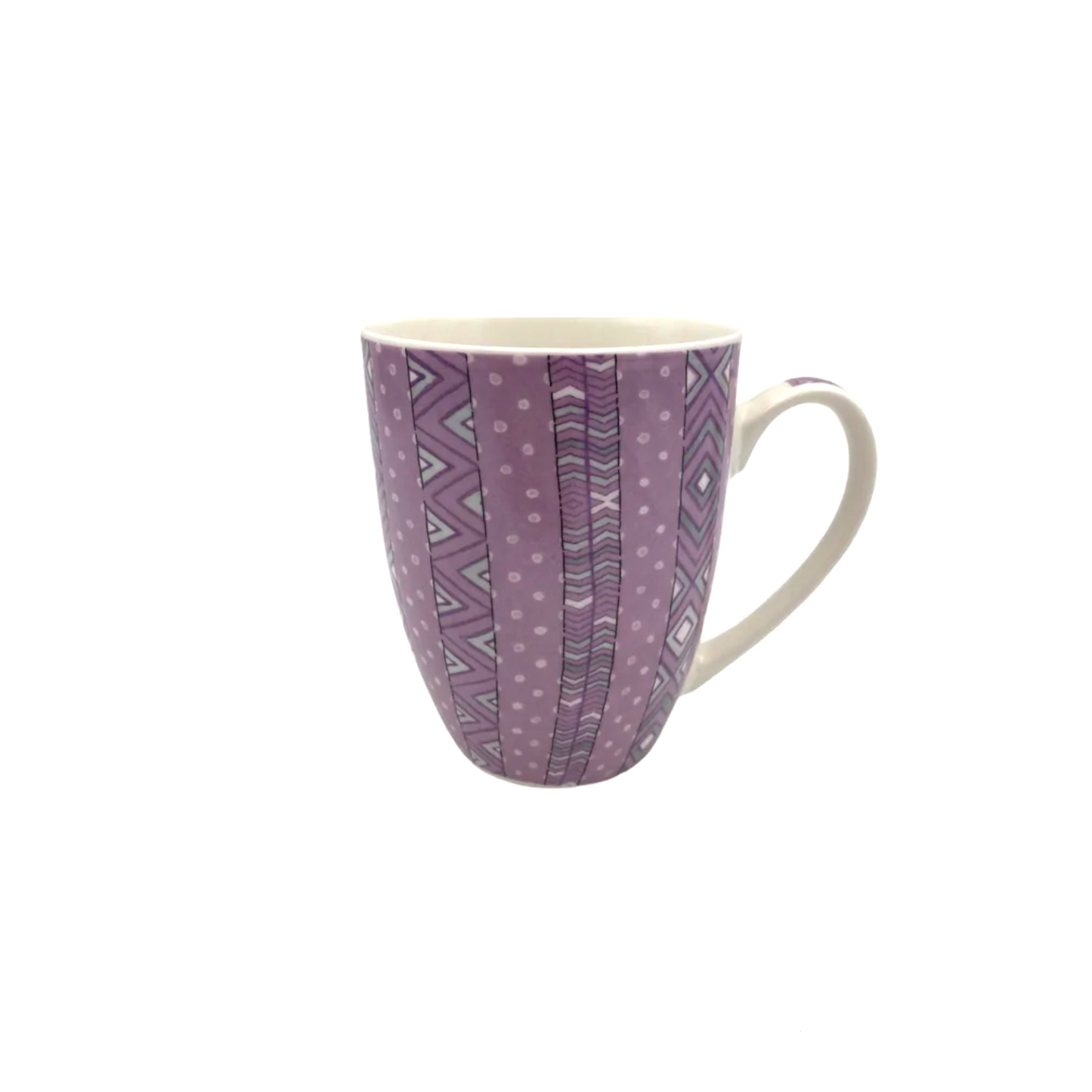 Purple Fiesta Porcelain Mug - Lunaz Shop
