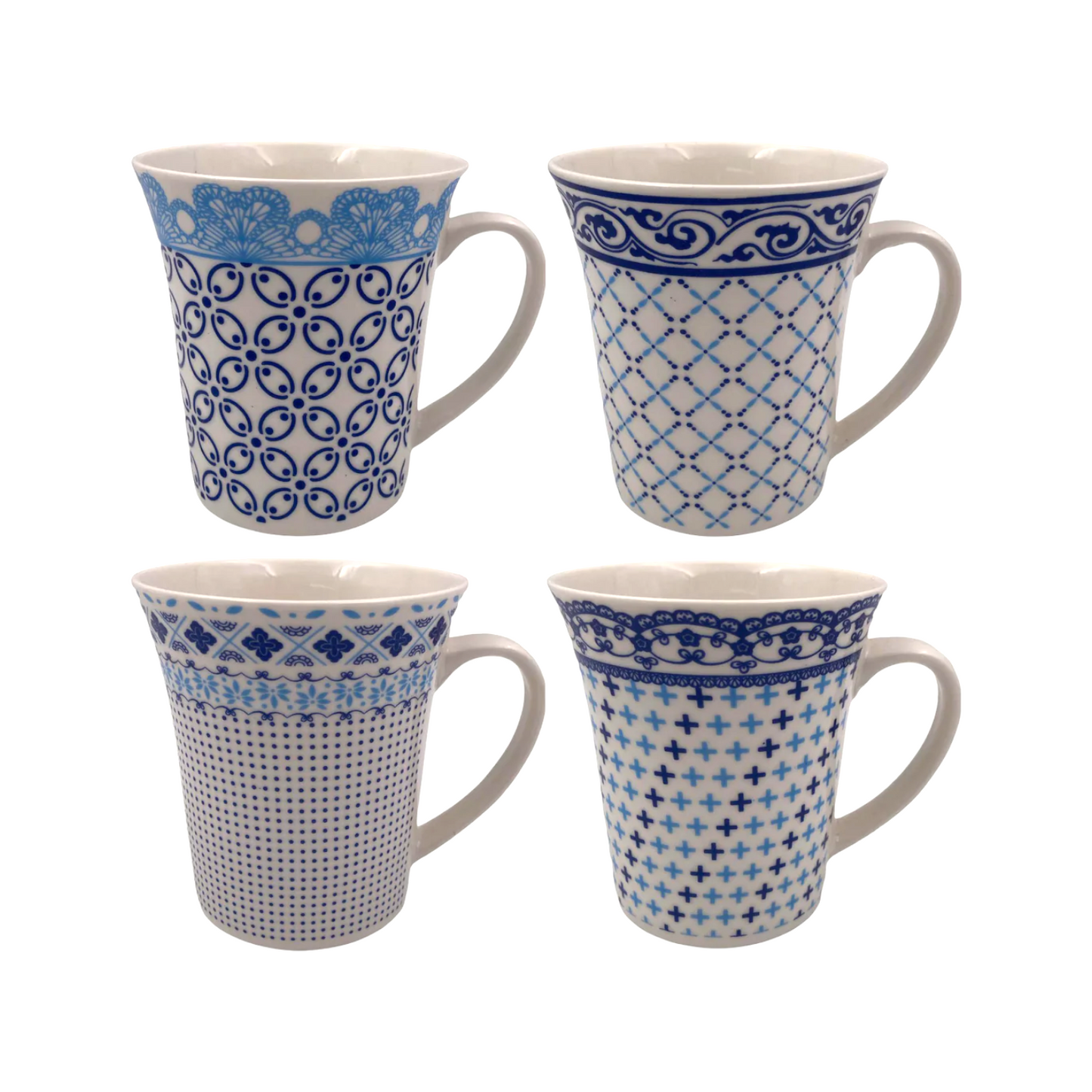 Blue & White Porcelain Mug - Lunaz Shop