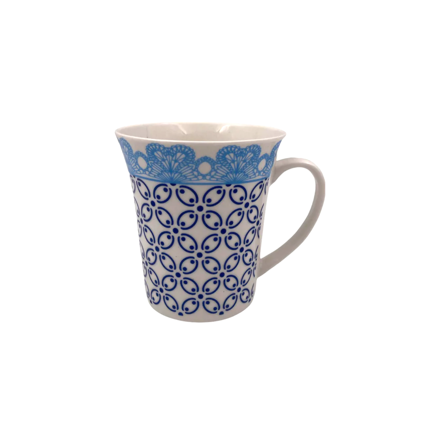 Blue & White Porcelain Mug - Lunaz Shop