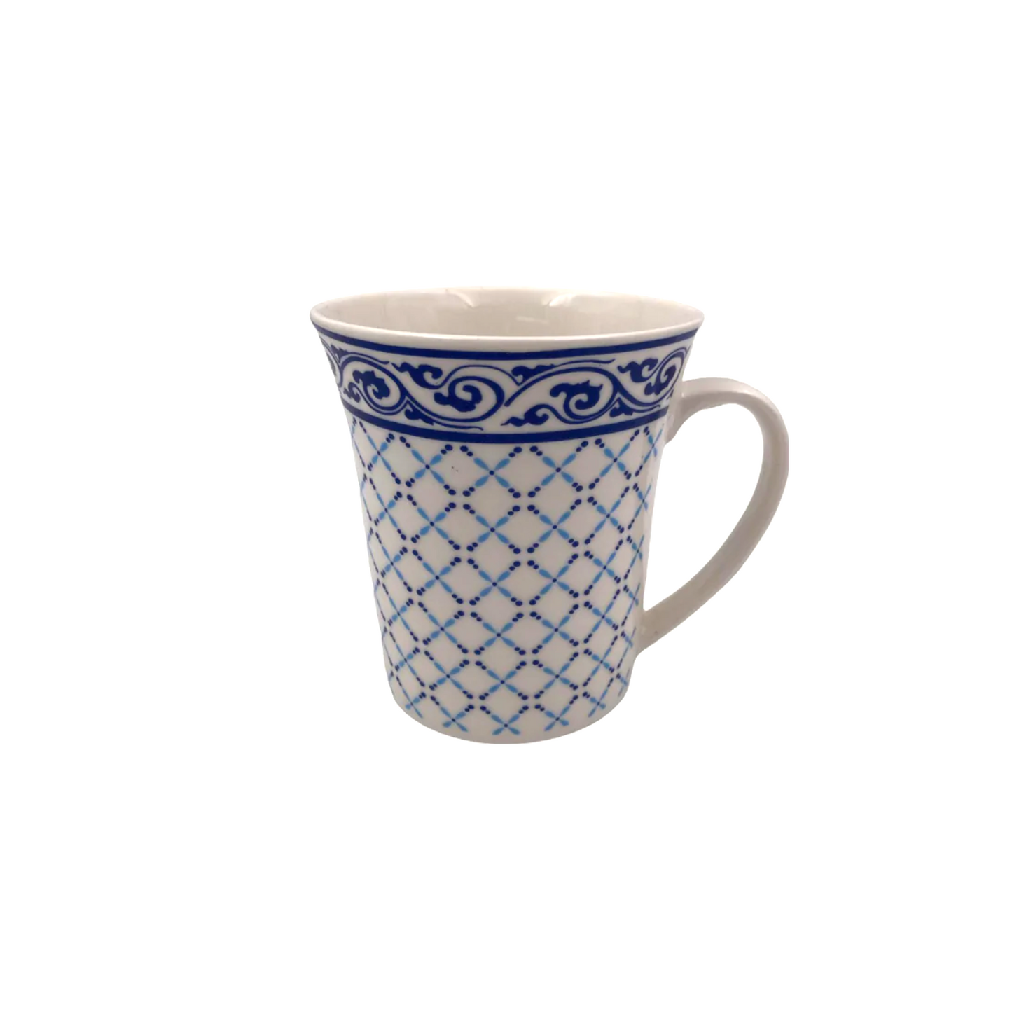 Blue & White Porcelain Mug - Lunaz Shop