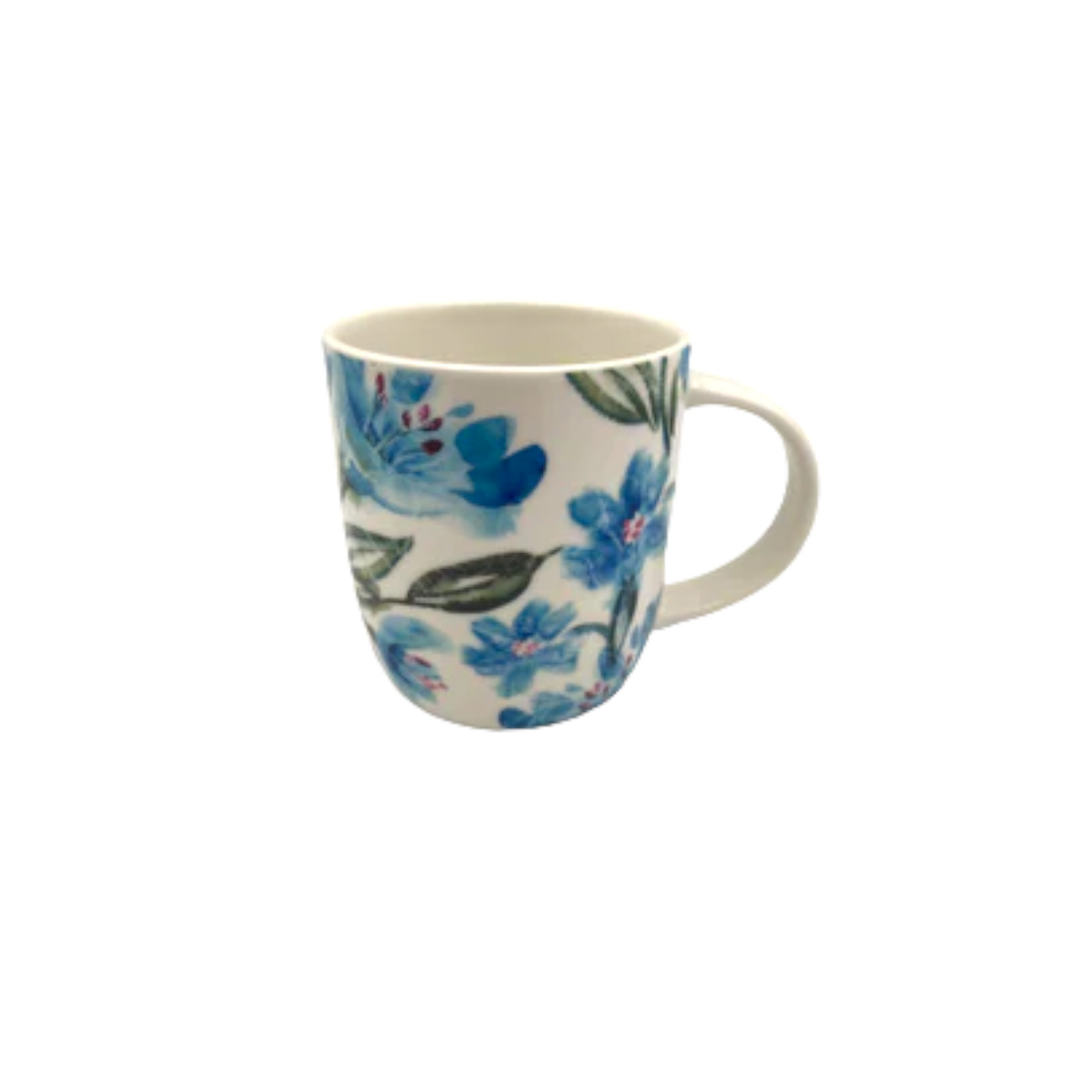 Wide Flowered Porcelain Mug - Lunaz Shop